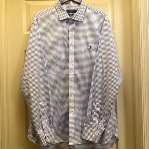 Polo by Ralph Lauren Slim Fit Easy Care Button Down Dress Shirt.